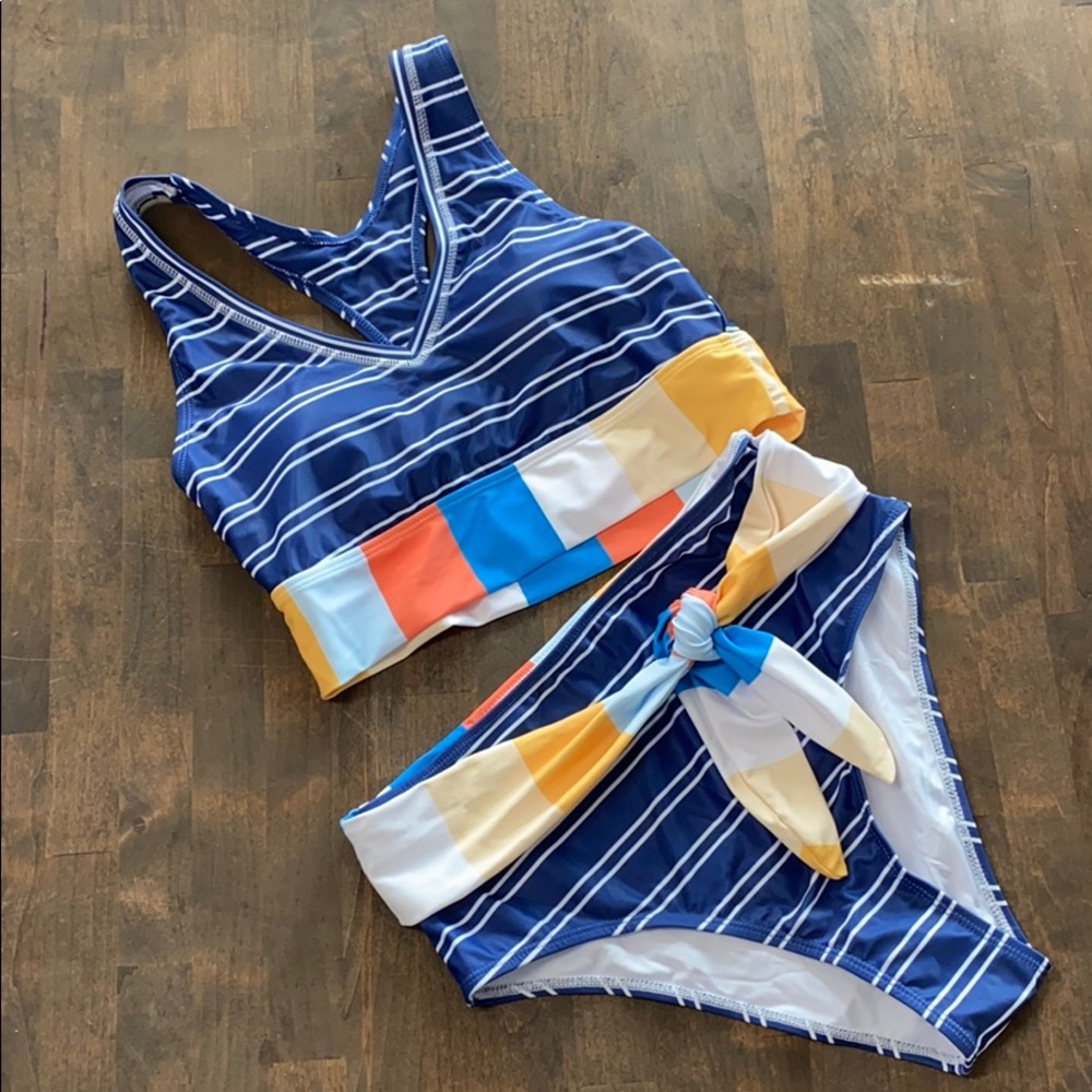 High waist swimsuit